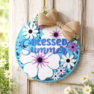 "Blessed Summer" Door Hanger