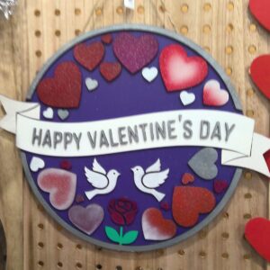 love birds door hanger