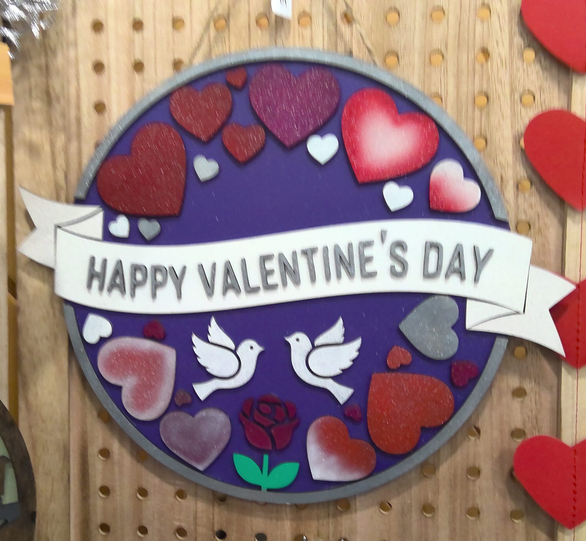 love birds door hanger